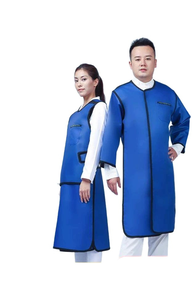 정형외과 CT촬영 차폐복 납가운 가운 앞치마 독립형 엑스레이 병원 방사선과 영상의학과 치과용 0.5 납 앞치마+모자+목도리 - 상품 이미지