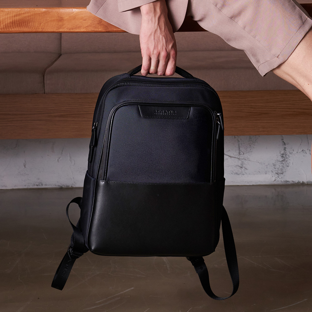 스텔라 남성 데일리 노트북 백팩 비즈니스가방 블랙 네이비