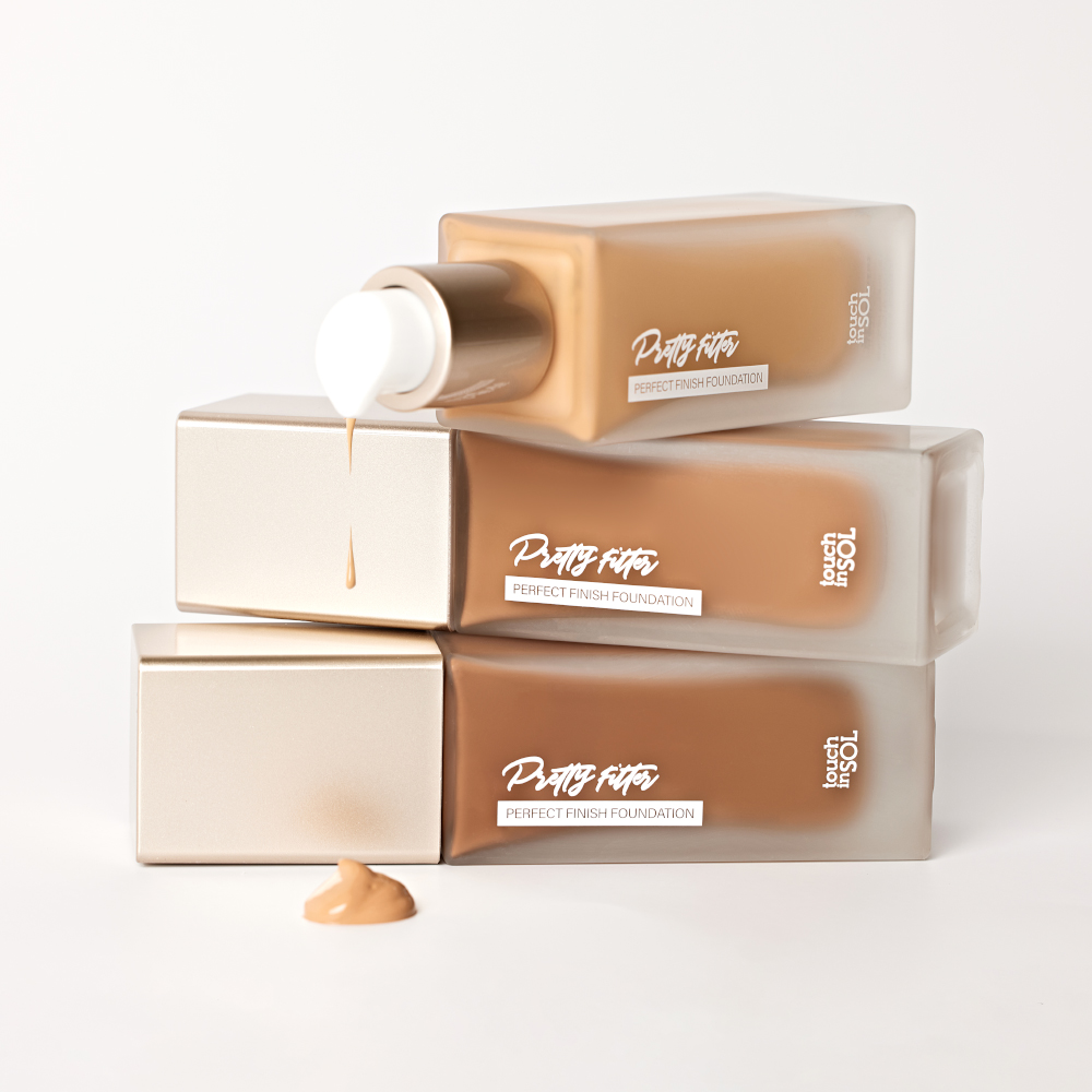 터치인솔 퍼펙트 피니시 리퀴드 파운데이션 35g (GIFT 프렙 샘플 4매) 이미지 6