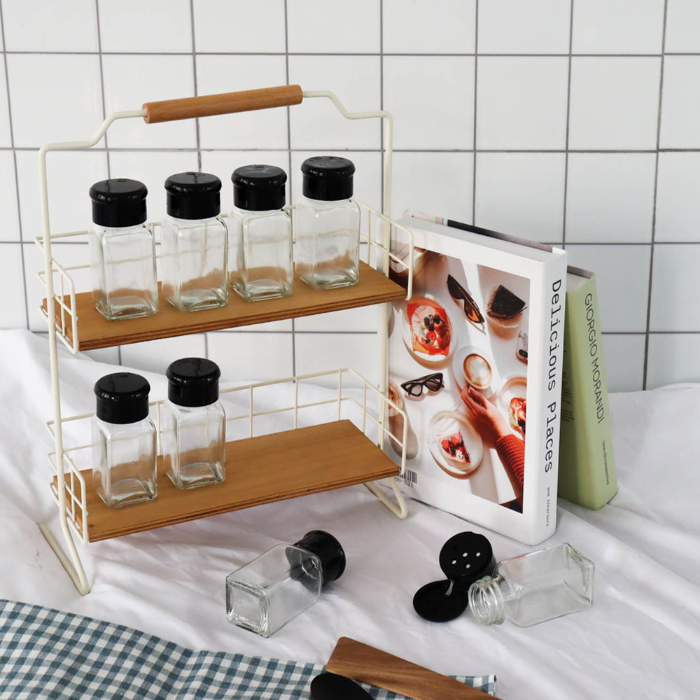 감성 유리 미니 조미료통 양념병 리필용 휴대용 공병 100ml 이미지 7