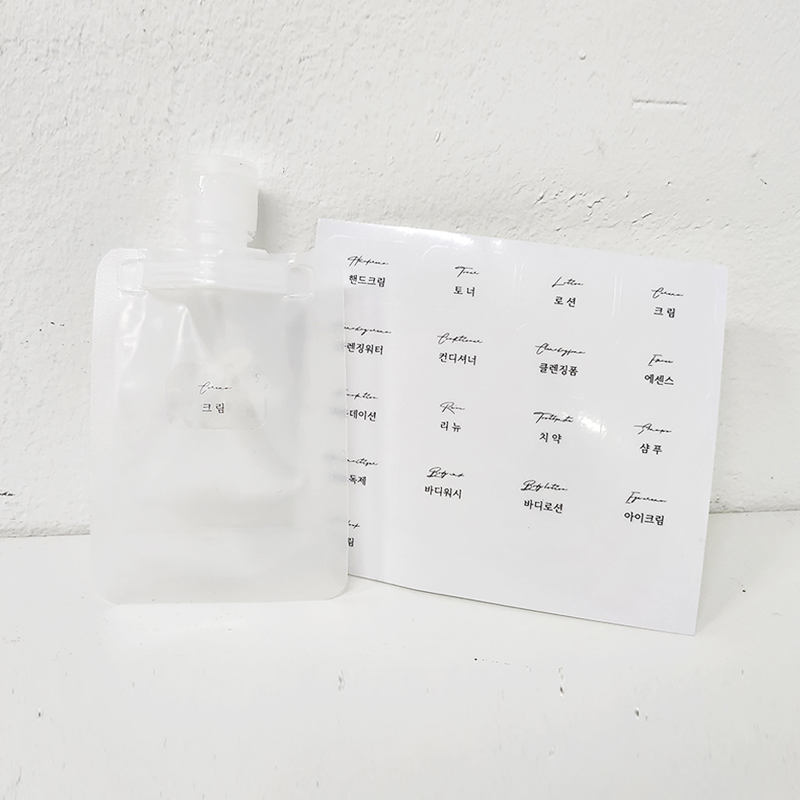 여행 공병 리필 파우치 튜브 용기 샴푸 소분 샘플 에센스 공병 반투명 30ml, 1개 - 상세 이미지 5