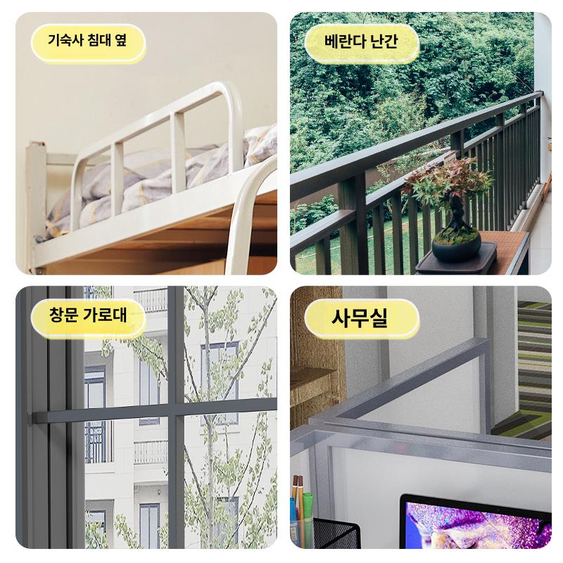 무타공 침대 머리맡 칸막이 벽등 선반 무드등 기숙사 책상 벽램프 좁은공간 수납 협탁 화이트숏 - 상세 이미지 4