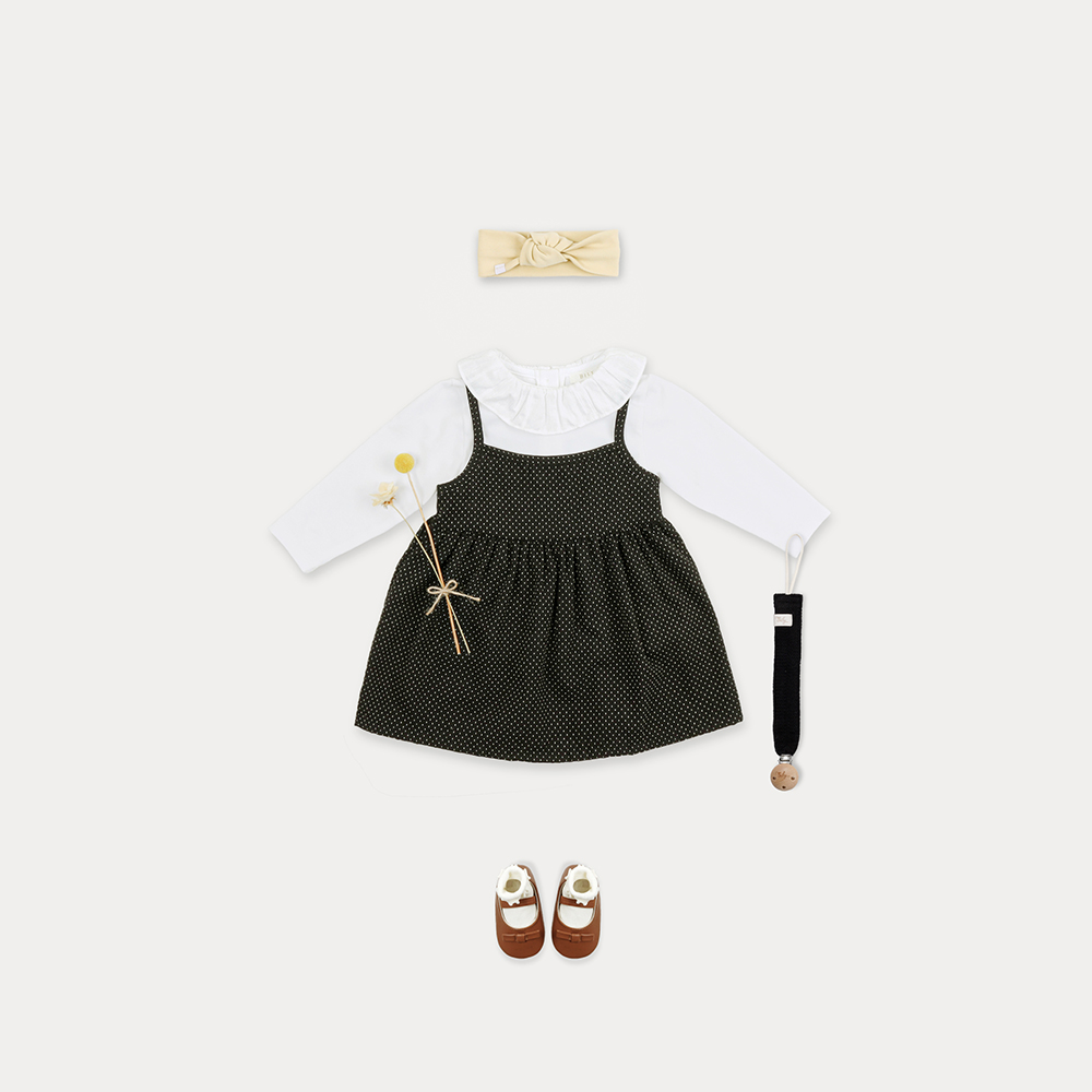 빌리 아멜린 프릴 카라 티셔츠-2color (1-4Y) - 상세 이미지 4