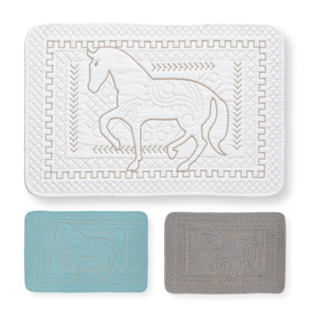 홈집합 고급 퀼트 면 발매트 미끄럼방지 빨아쓰는 활장실매트 40x60 - 상품 이미지