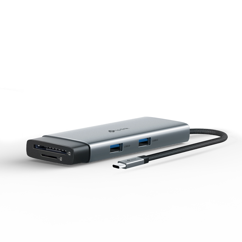 티피링크 USB-C 7포트 다기능 허브 USB 3.0 SD카드리더 HDMI UH7020C - 상세 이미지 3