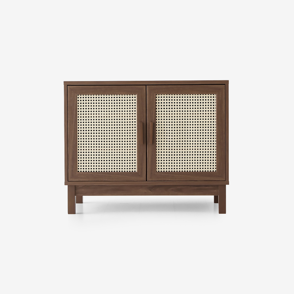 벤탄 2문 수납장 9073 CHM7390 900x400x733mm, 1단, 미들브라운 0188.6397 - 메인 이미지