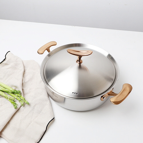 베세머 오리진 통5중 316스텐 냄비 인덕션 밀폐유 전골 찌개 / 24cm, 전골냄비 - 상세 이미지 2