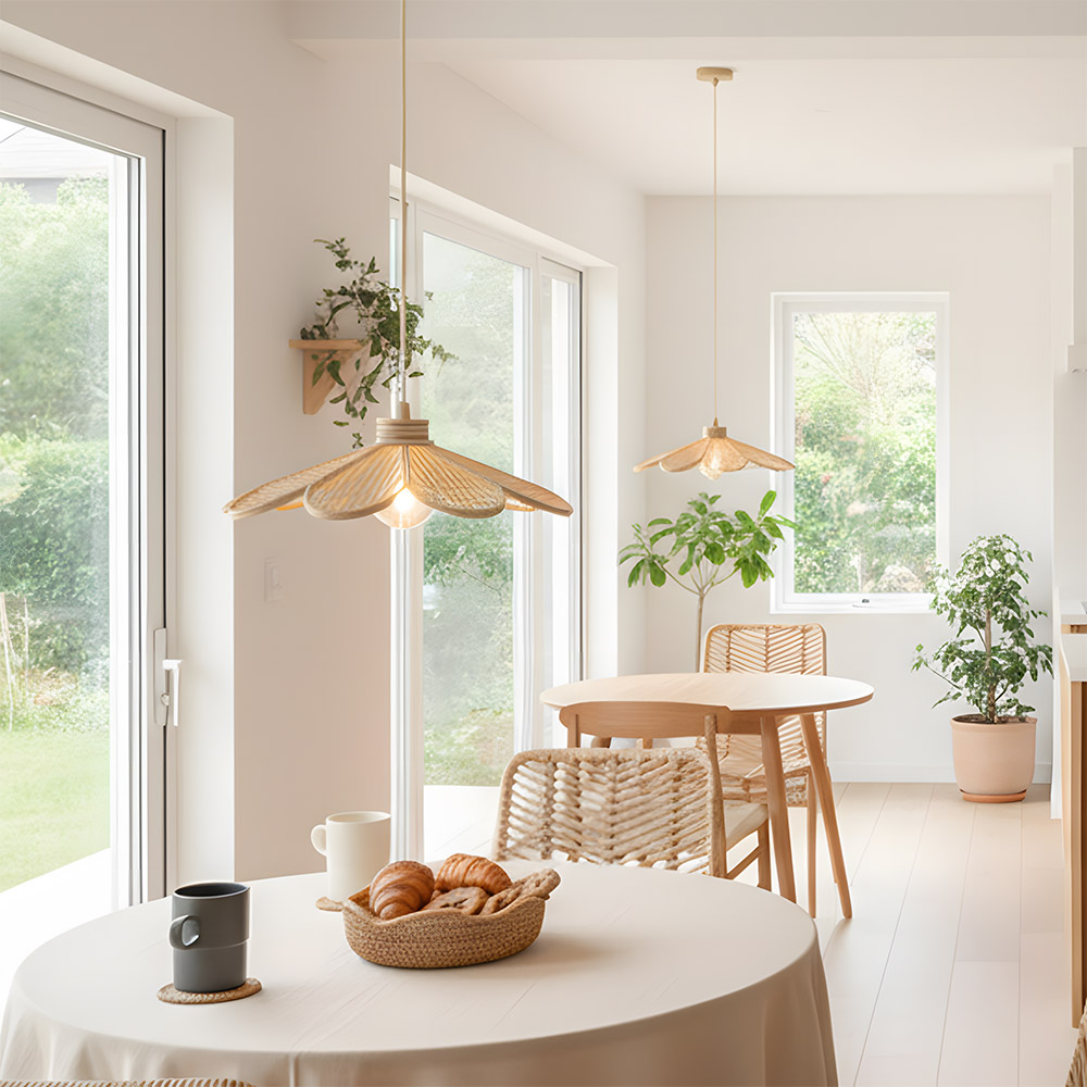 전등갓 라탄 인테리어조명 펜던트 무드등 북유럽풍 식탁등