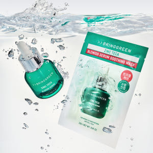 브링그린 징크테카 트러블 세럼 수딩 마스크 10매, 1개 솔직 후기 | 피부 타입별 분석 - 상품 이미지 2