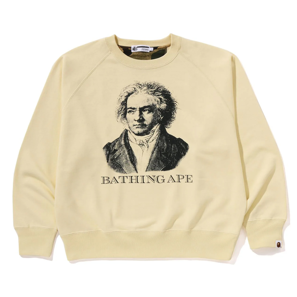 베이프 맨투맨 BATHING APE CREWNECK SWEATSHIRT BAPE LEGACY 1L70-113-001 - 메인 이미지