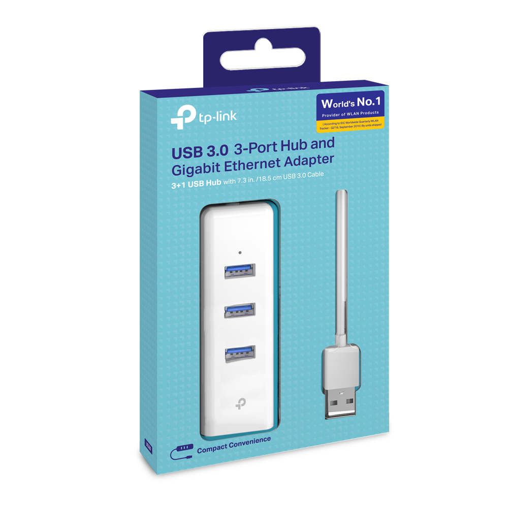 티피링크 UE330 3포트허브 USB3.0 기가비트 유선 랜카드 랜선젠더 이미지 8