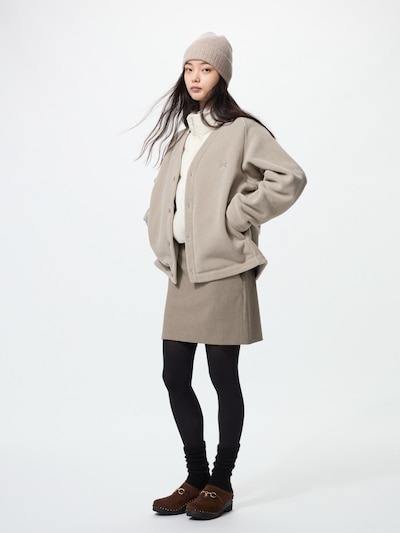 유니클로 X 니들스 양털 오버사이즈 가디건 483980 - 상세 이미지 5
