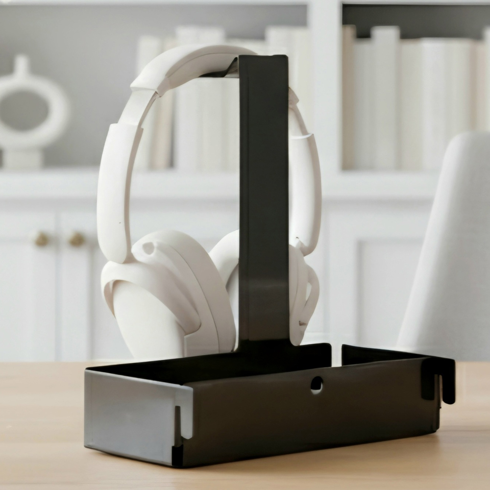 철재 데스크테리어 데스크온데스크(DESK ON DESK) 헤드셋걸이 STORAGE - 메인 이미지