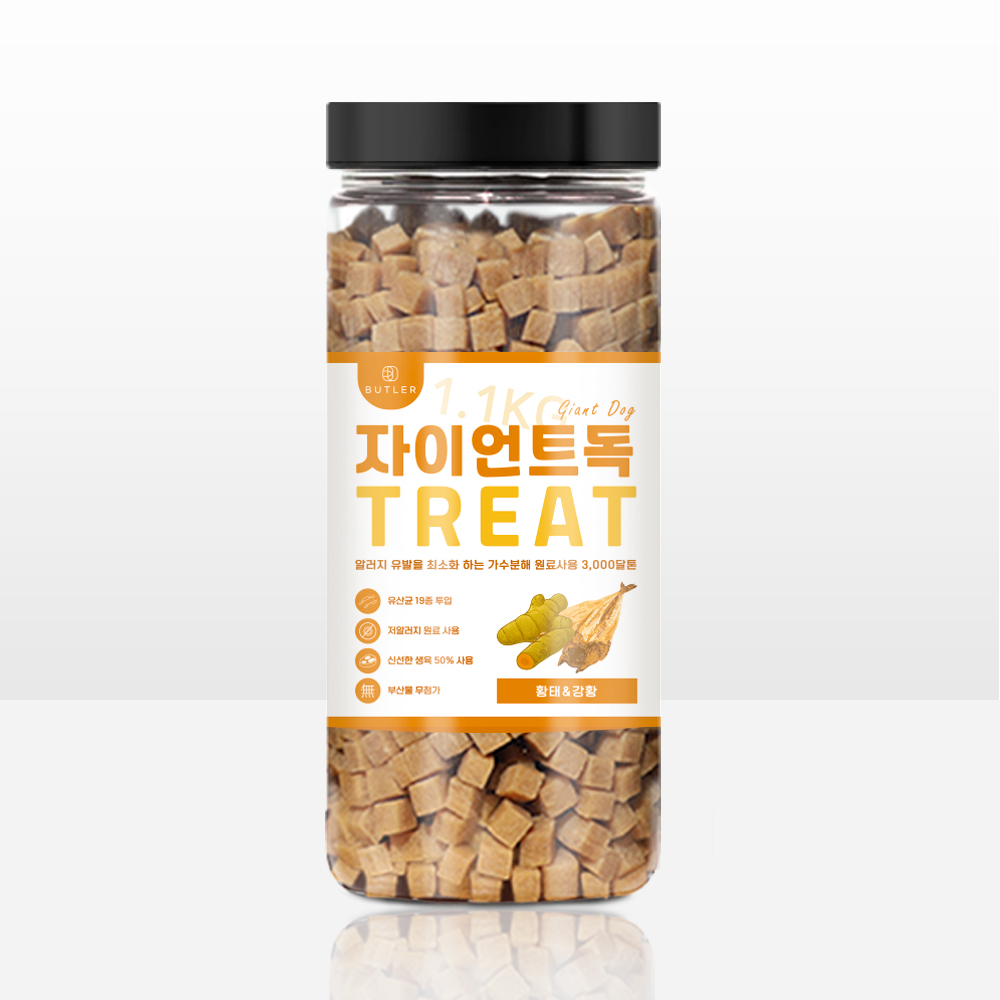 자이언트독 강아지 반려견 대용량 영양 간식 1.1kg 4종 모음 - 상세 이미지 5