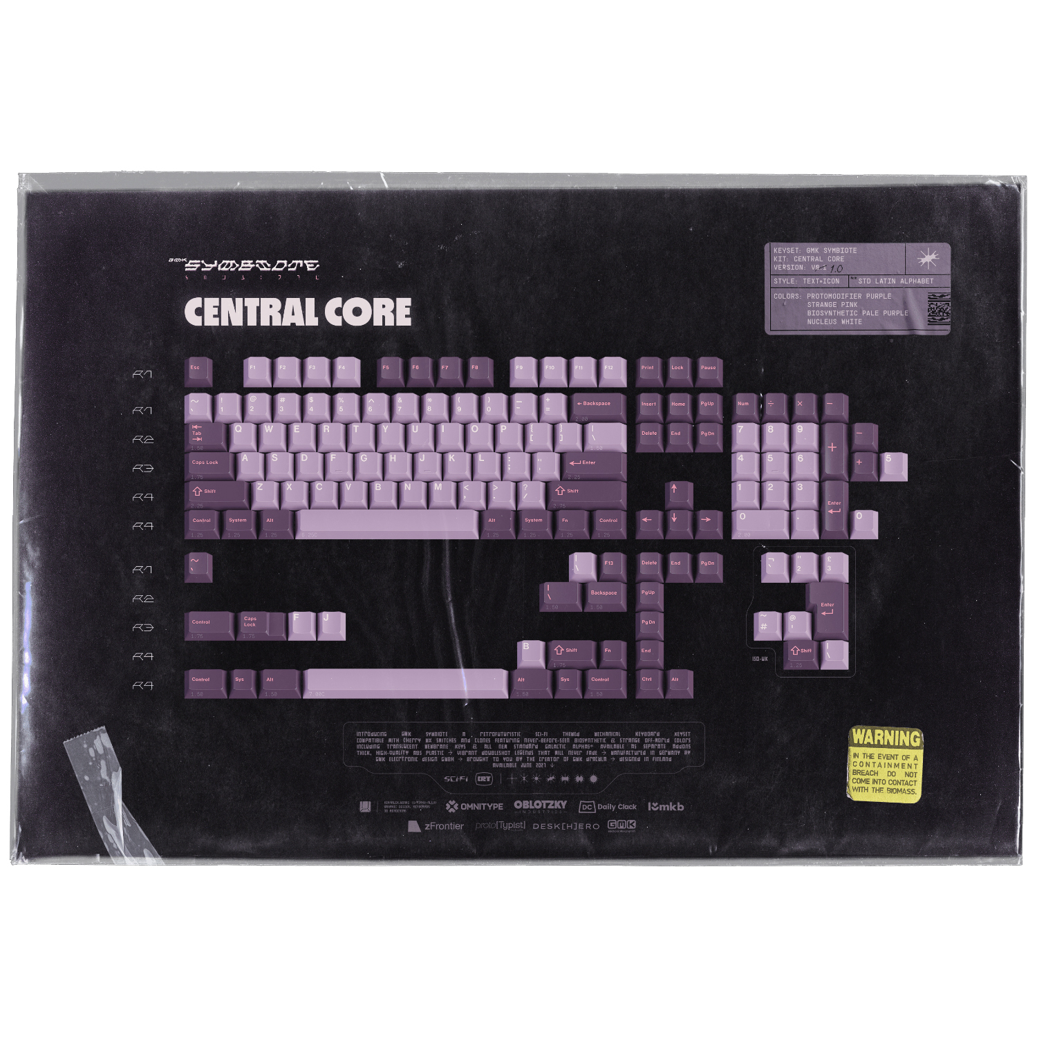 GMK CYL Symbiote 베이스킷 키캡 - 상품 이미지