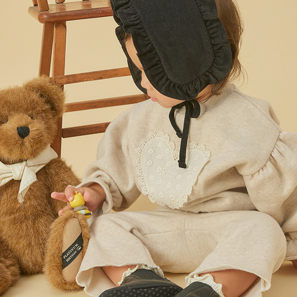 빌리 슈아 기모 부츠컷 팬츠-오트밀 (1-4Y) - 상세 이미지 2