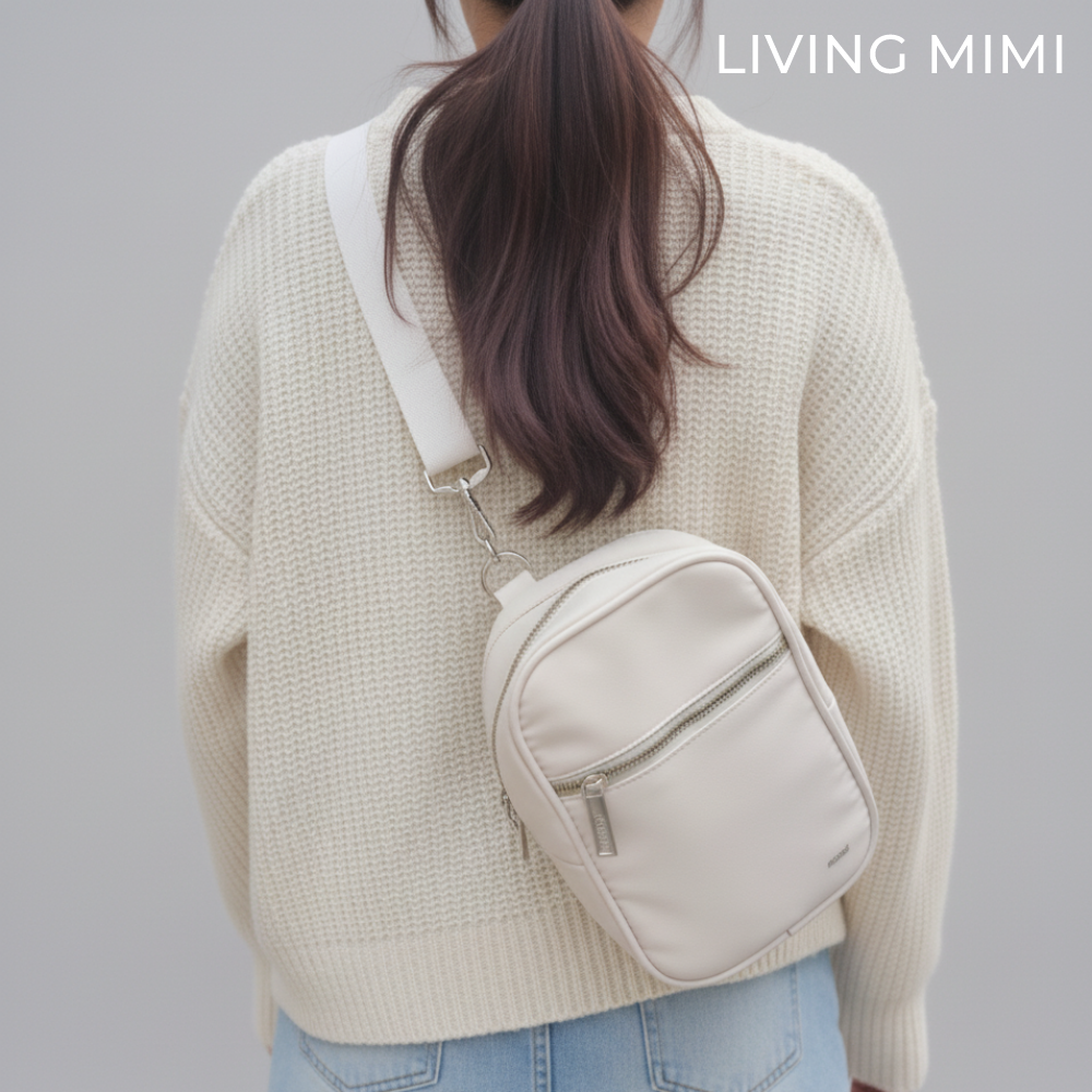 리빙미미 여행용 크로스백 유럽여행가방 슬링백 가벼운 여성 미니백 해외 핸드폰 안티스키밍