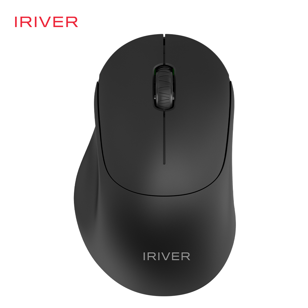 아이리버 항균 듀얼모드 멀티페어링 경량 인비저블 블루투스 무소음 무선 마우스 MVM1 블랙 이미지 2