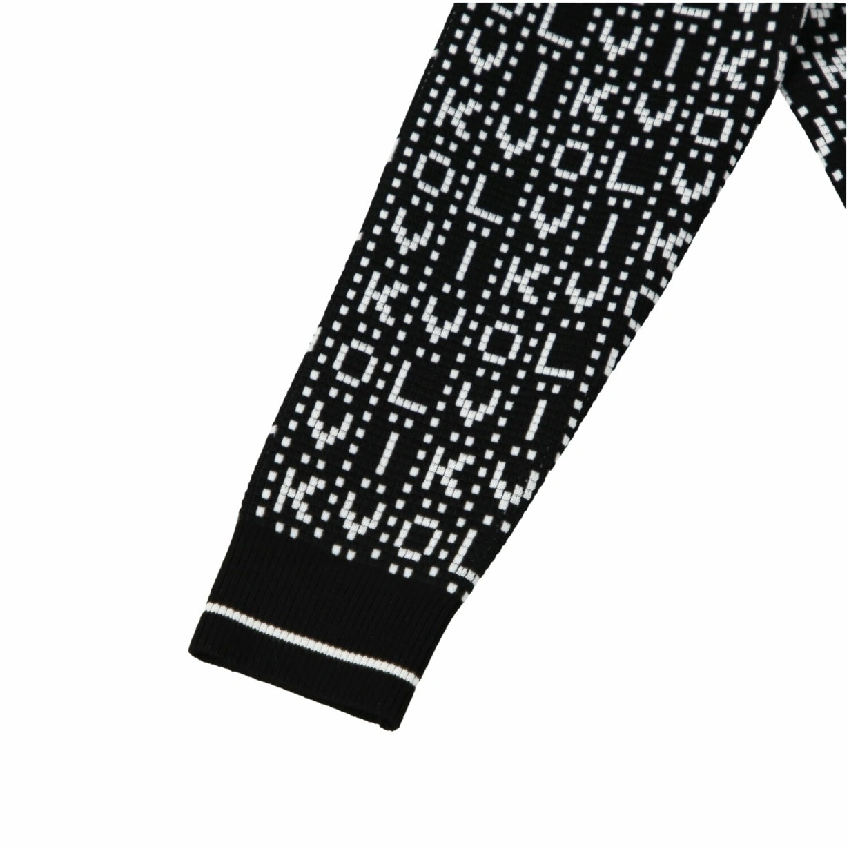 볼빅 골프웨어 여성골프웨어 여성골프니트 티셔츠 간절기 로고 패턴 라운드 긴팔 상의 VLKTP902 - 상세 이미지 5