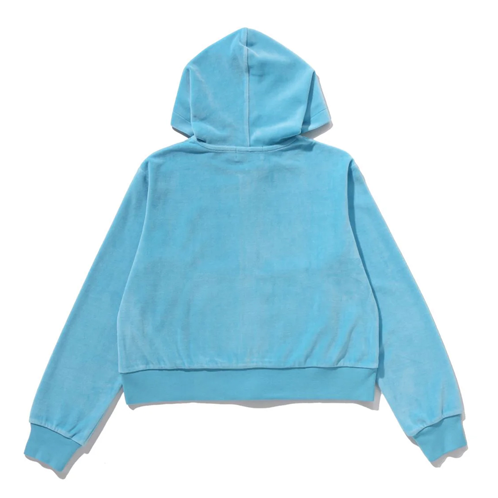 베이프 우먼즈 후드집업 CRYSTAL STONE APE HEAD VELOUR ZIP HOODIE 1L80-215-005 - 상세 이미지 3