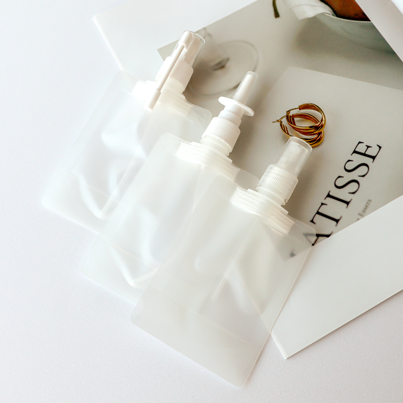 여행용 휴대용 화장품 식염수 소분 분무 용기 미스트 스프레이 파우치 공병 3종 50ml - 상세 이미지 5