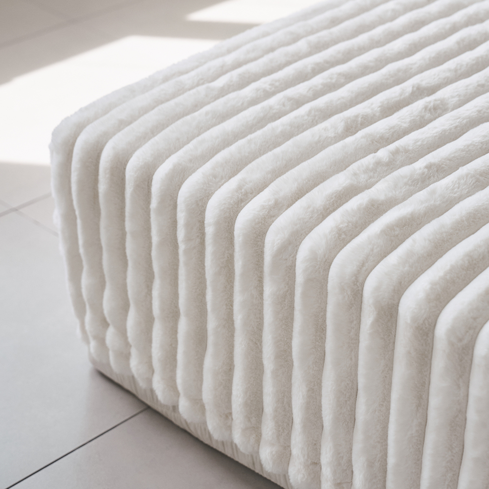 몽글몽글 소프티 밍크 라떼 매트리스 커버 겨울 침구 침대 가리개 덮개 SS