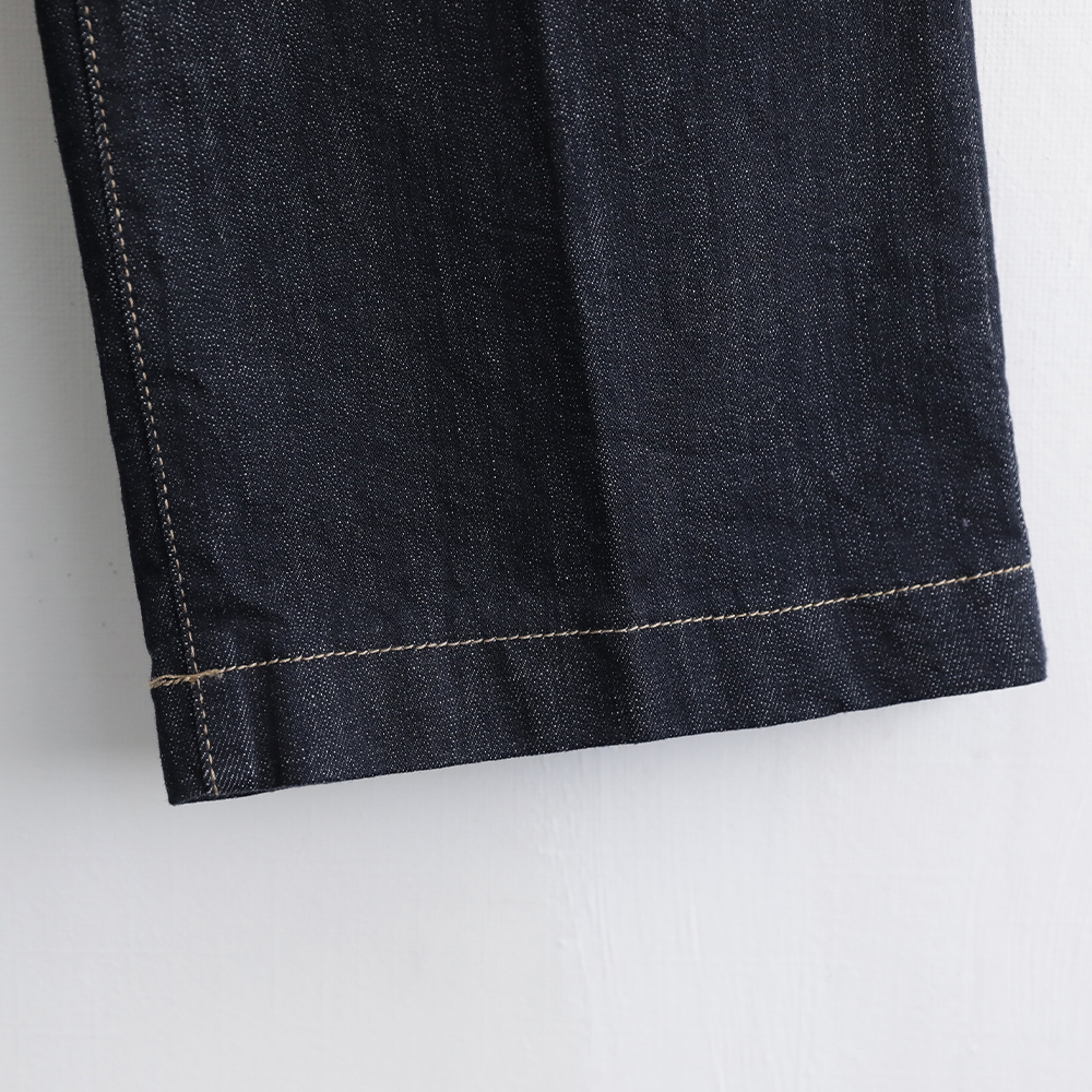 파운디 프리미엄 논페이드 스판 히든밴딩 와이드 데님 팬츠 - 상세 이미지 5