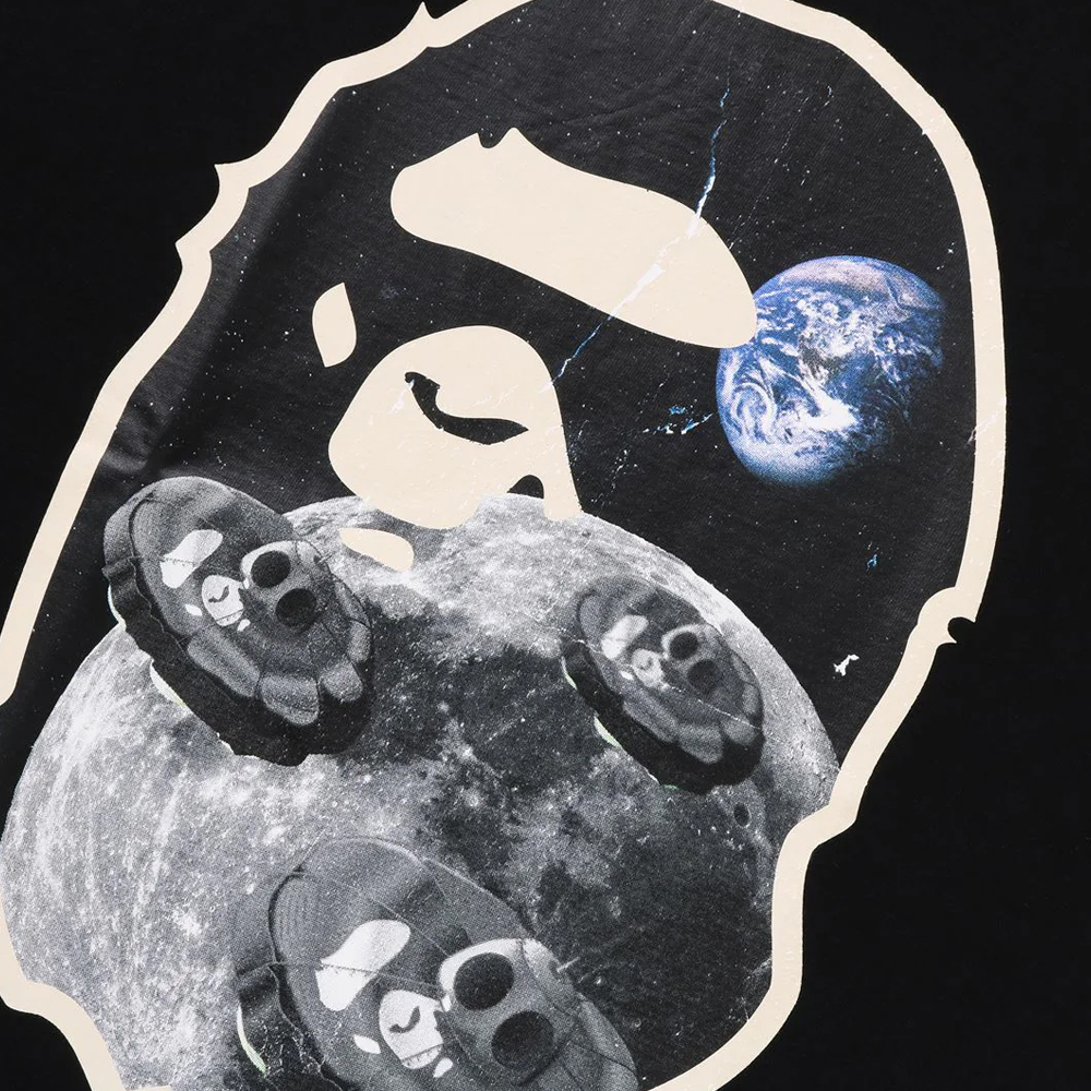 베이프 반팔티 MOON APE HEAD OLD PHOTO TEE 1L70-110-004 - 상세 이미지 4