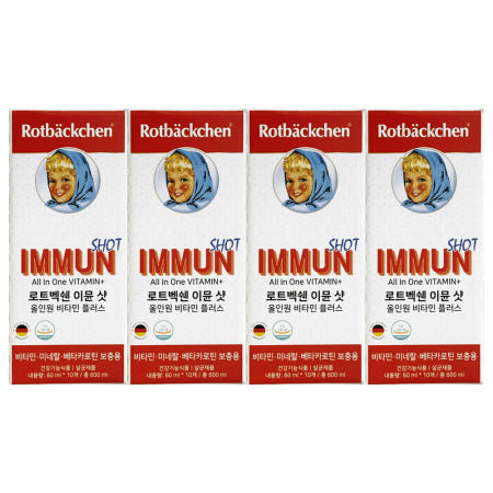 로트벡쉔 이뮨 샷 올인원 비타민 플러스 60ml x 10개입 4개