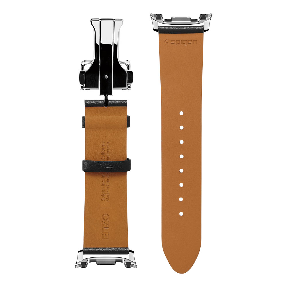 갤럭시워치 천연 가죽 스트랩 엔조 갤럭시 워치8, 40mm, 블랙 이미지 6