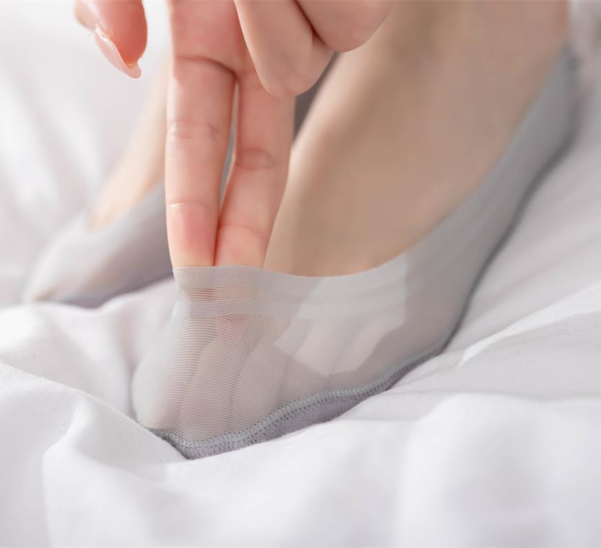 여성 여름 덧신 페이크삭스 안벗겨지는 실리콘 매쉬 덧버선 시스루 슬림핏 삭스 이미지 6