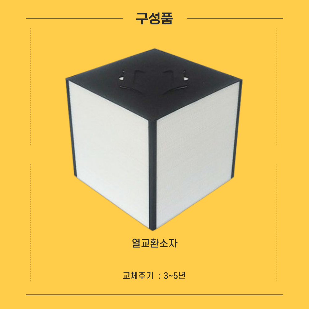 [호환]에어스윗 경동나비엔 ENV-150BP 열교환소자 아파트 전열교환기필터 전열소자