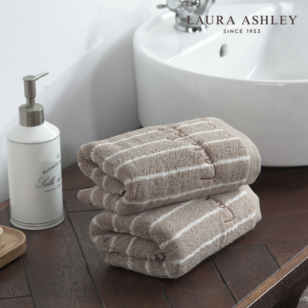 로라애슐리 수건 60수 선물세트 8장 뉴클래식 엘더우드 스트라이프 타올