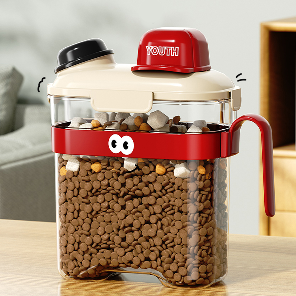 리치독스 강아지 사료통 고양이 애견 사료보관함 이미지 2