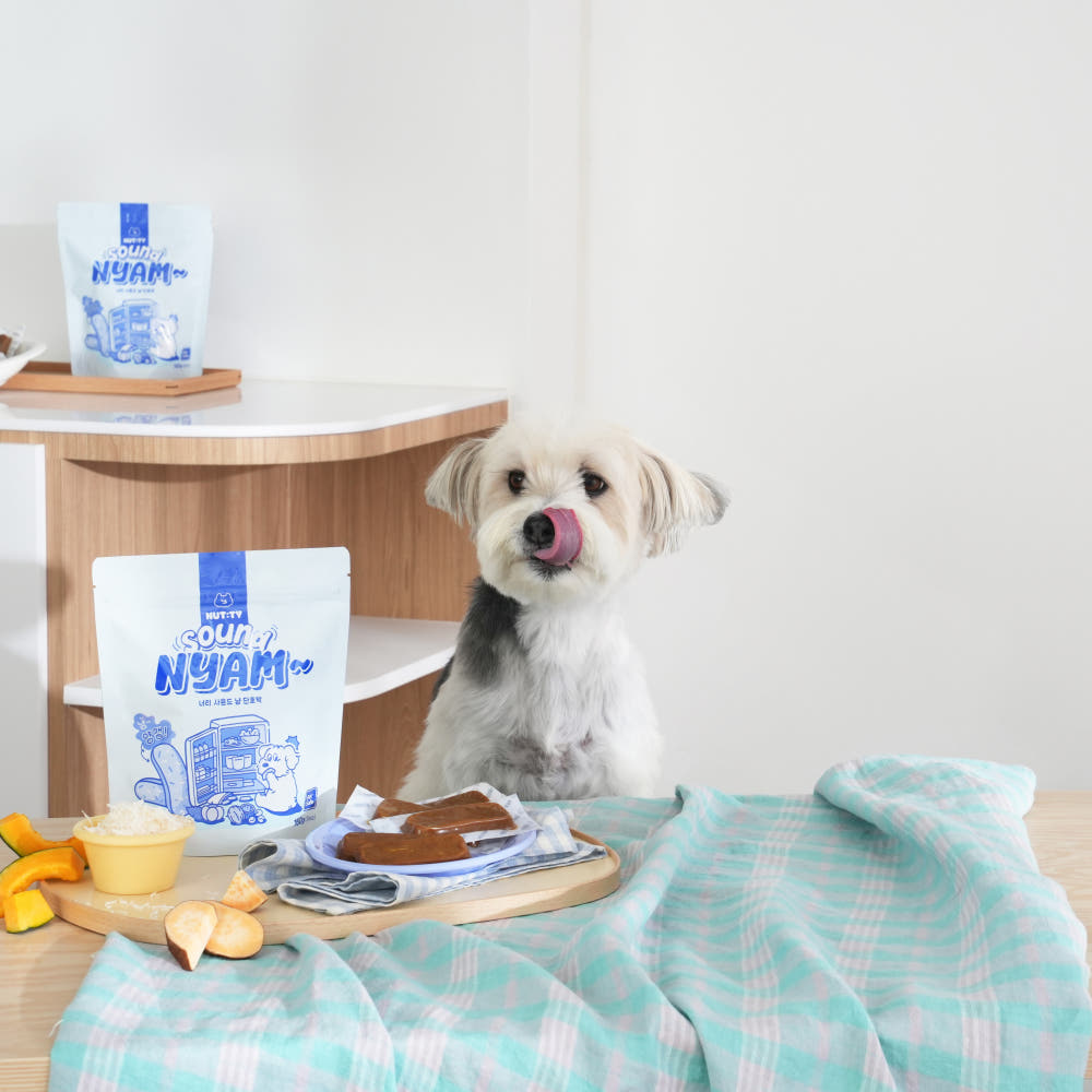 너티 강아지 보양식 수제간식 닭가슴살 양갱 노견간식 세트 160+80g 이미지 2