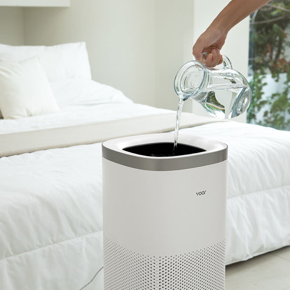 보아르 듀이아쿠아 자동건조 자연 기화식 가습기 대용량 8L 자동습도조절 UV살균 공기청정