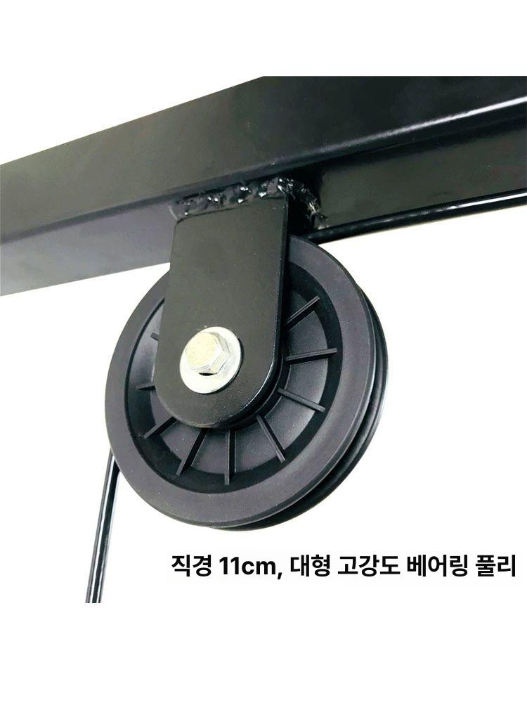 벽부착 랫풀다운 벽걸이 리프트 머신 케이블 헬스기구 기본 세트 A - 상세 이미지 3