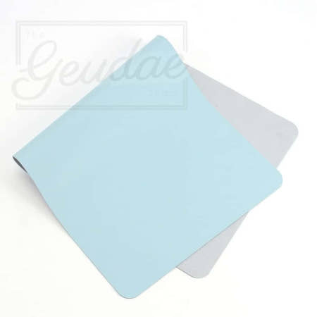 별별샵협력사 그대여 스카이블루 휴대용 가죽 데스크매트 80x40cm 책상패드 책상데스크매트 방수장패드