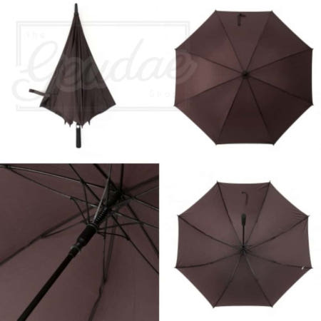 별별샵협력사 그대여 레드브라운 대형 자동 장우산 고밀도방수장우산 단체우산