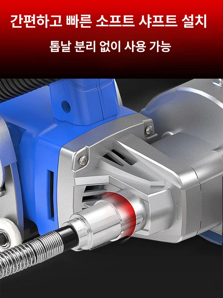 줄눈그라인더 타일 공사용 연마기 청소기 줄눈 패키지 욕실 제거기 굽힘 전문가용 핸들뉴 곡선 850W 패키지 4 - 상세 이미지 3