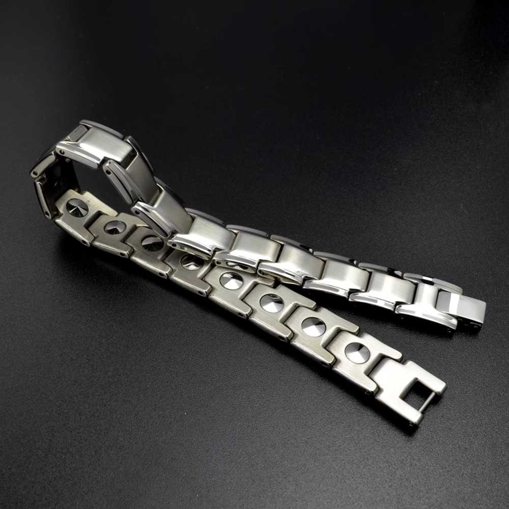 게르마늄 팔찌 티타늄 효과적인 건강 순도 12mm - 상세 이미지 4