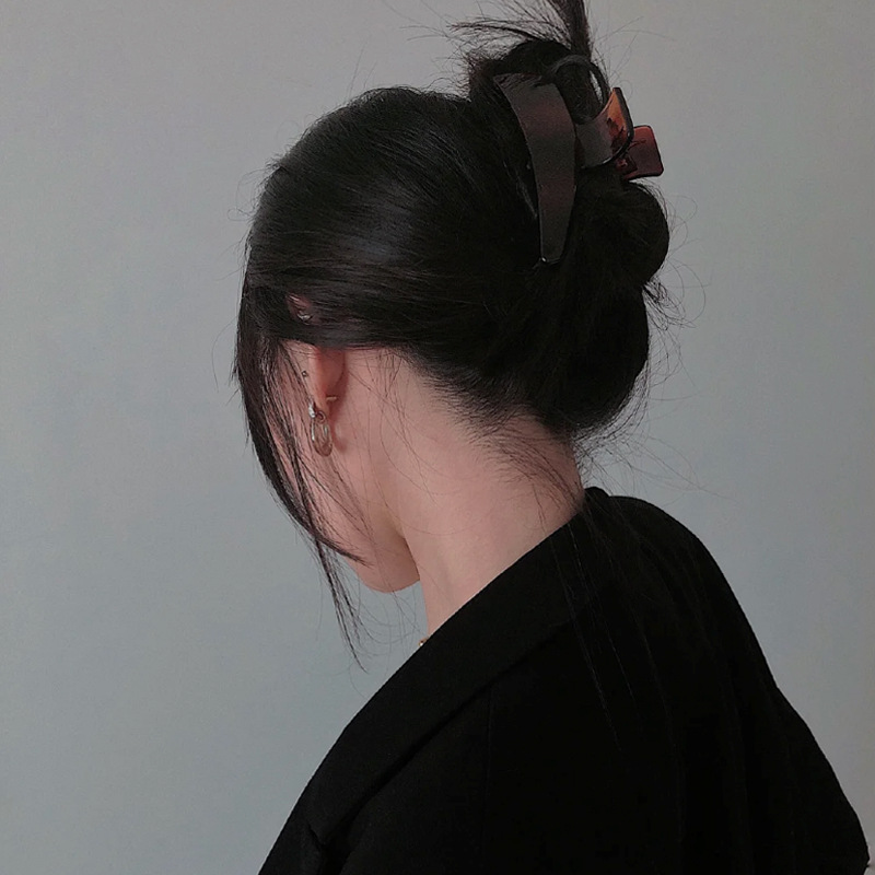 감성 데일리 매트 무드 깍지 집게핀 올림머리 헤어집게핀 05 심플 데일리 디자인 - 상세 이미지 5