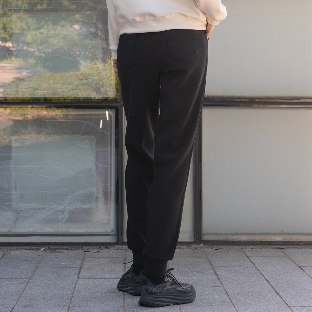 뒤란 웜 기모 빅포켓 조거 팬츠 DBF5W-9227 블랙, L - 상품 이미지
