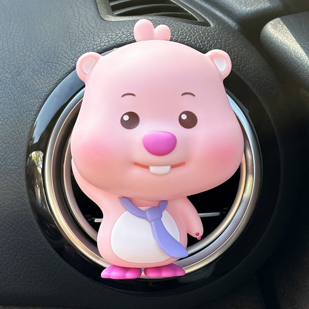 벨르아망 베이비 잔망루피 차량용 방향제 자동차 송풍구 디퓨저 새차 선물 넥타이 블랙체리 제품 이미지