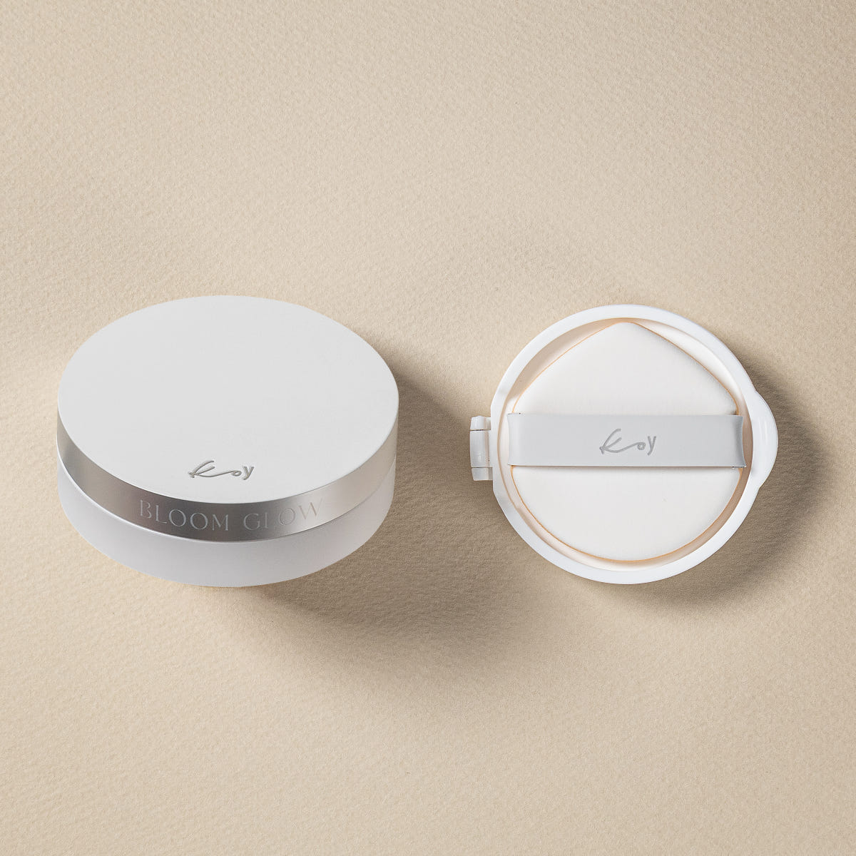 koy 코이 블룸 글로우 올데이 실키 광채 쿠션 팩트 13g SPF50+ 본품+리필
