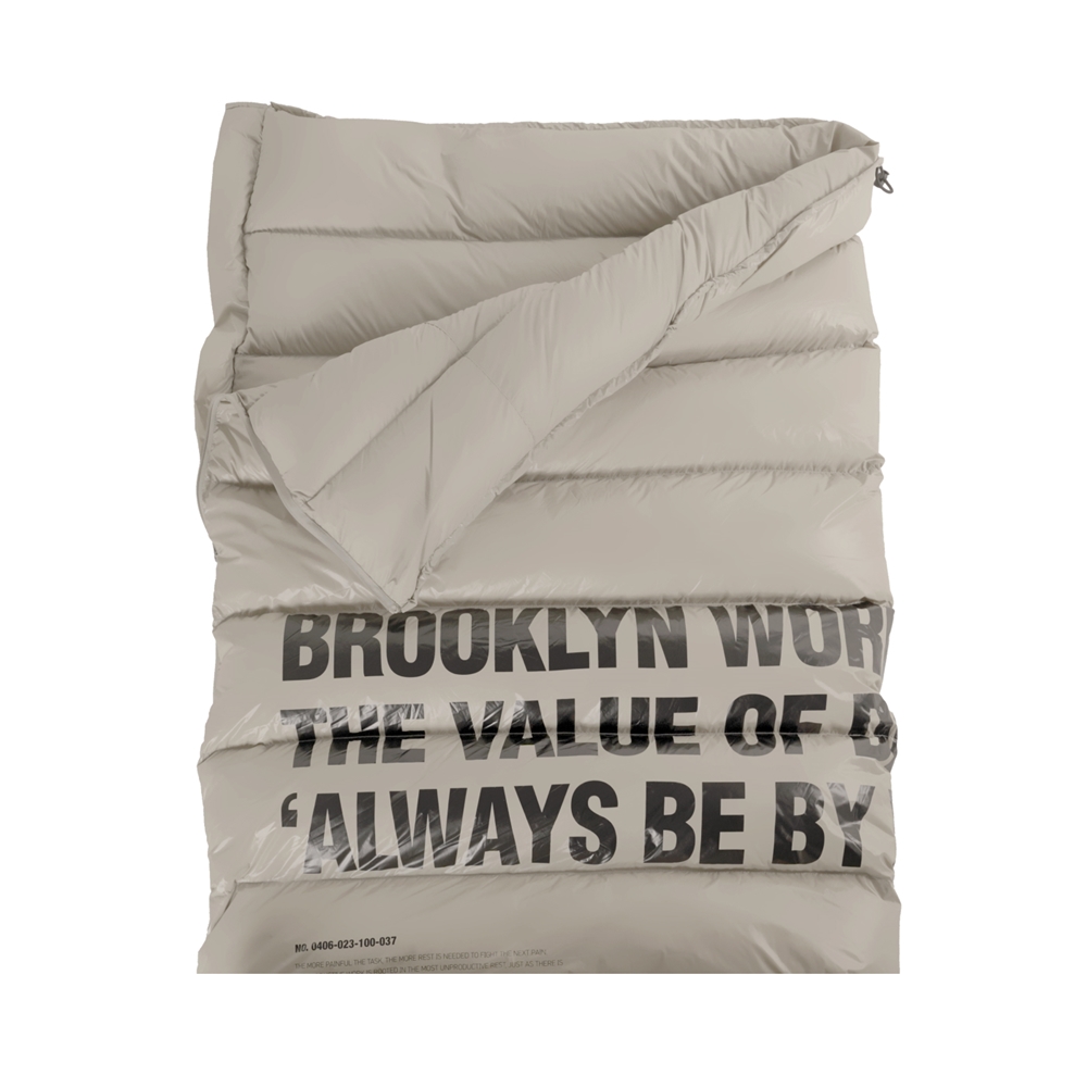 [브루클린웍스] 사각 다운 침낭 800g, 미스트그레이