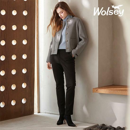 울시 25FW 여성 헤링본 기모 팬츠 2종 - 상세 이미지 3
