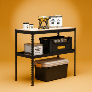 작업대 9T합판 포장 조립식 철제 무볼트 다용도 선반 다이 3003007... 실사용 후기 | 효과 있을까? - 상품 이미지 1