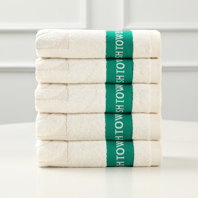 위시타올 시그니처 위시라인 5P 선물세트 (3Colors)  210g 고중량 호텔수건 100%뱀부