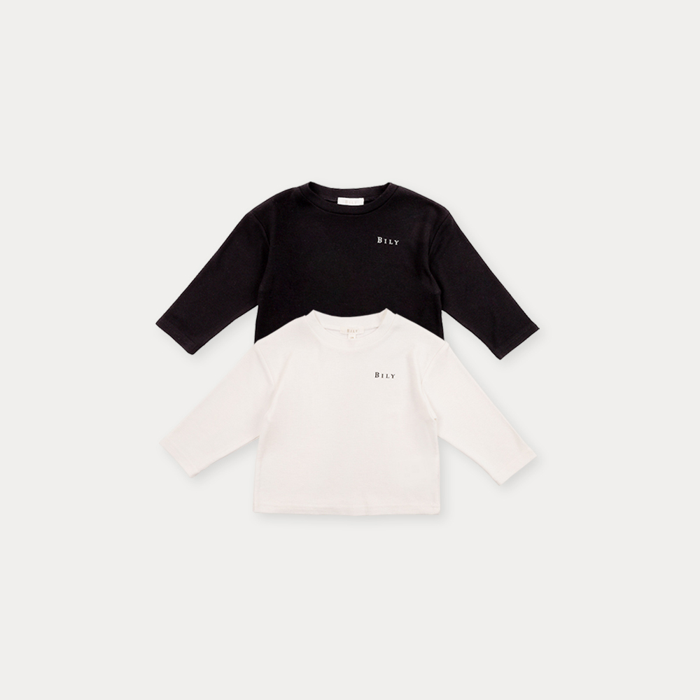 빌리 콜린 베이직 티셔츠-2color (1-4Y) - 상세 이미지 2